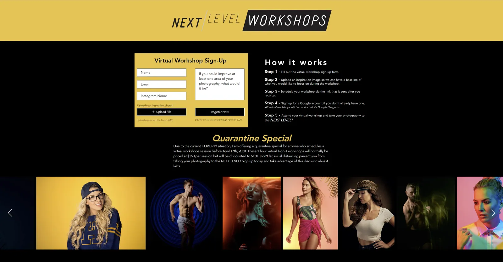 Now Offering Virtual Workshops!