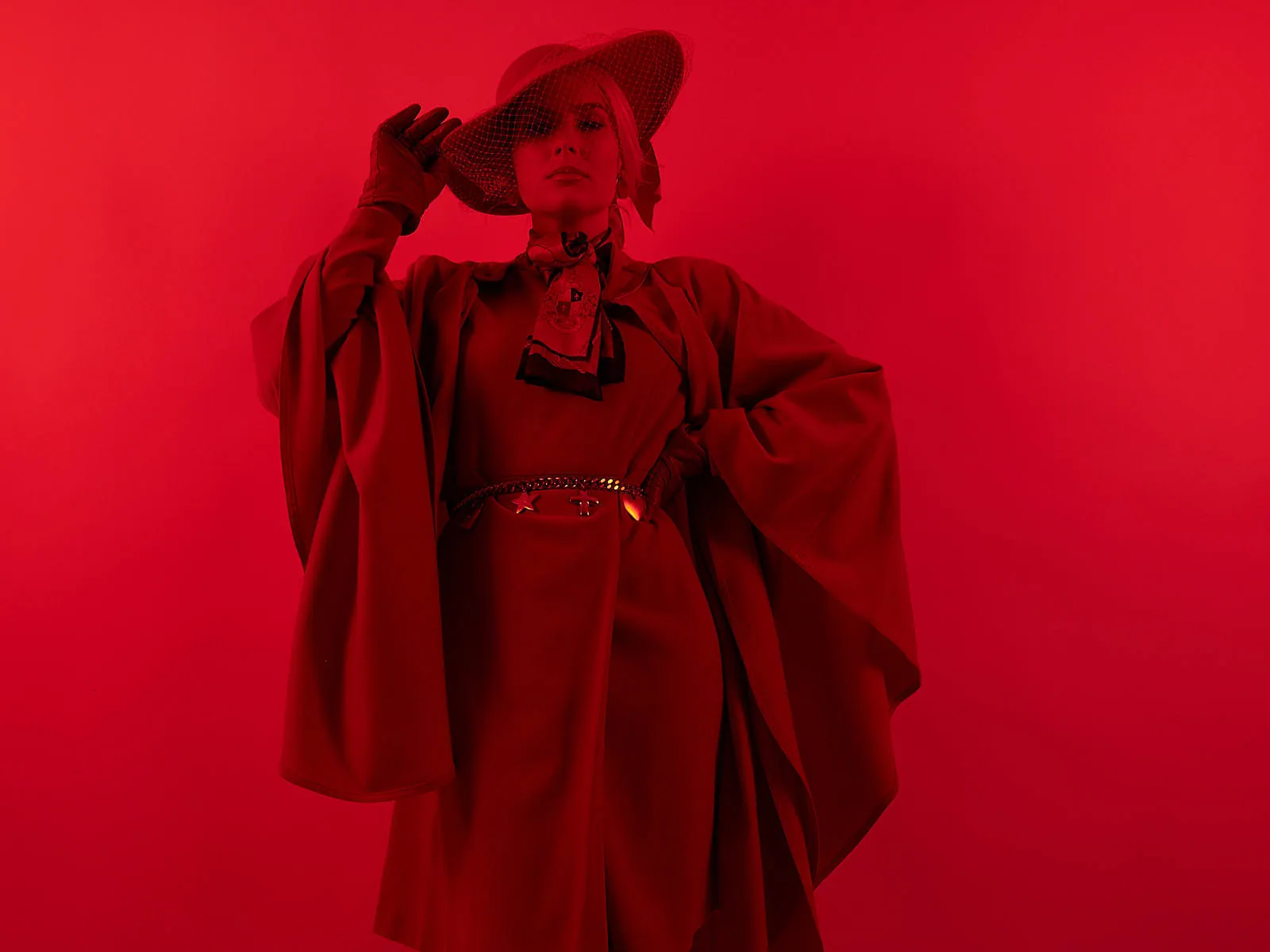 Red Background Lights Only